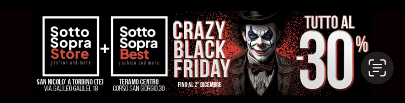 SOTTOSOPRA BLACK FRIDAY