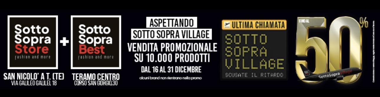 SOTTOSOPRA BLACK FRIDAY